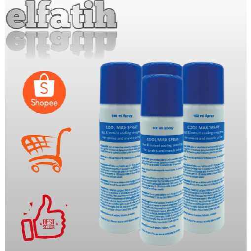 Cool Max Spray No Pain 100ml, Pereda Nyeri Otot Seperti Ethyl Chloride