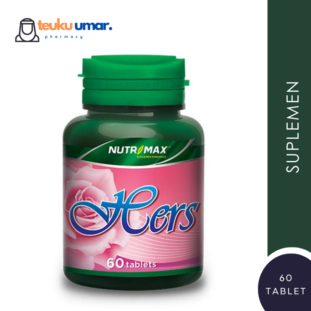 [Vitamin Wanita] Nutrimax Hers Isi 30 Tablet | Stamina Hormon Pelancar Menstruasi Haid Datang Bulan 