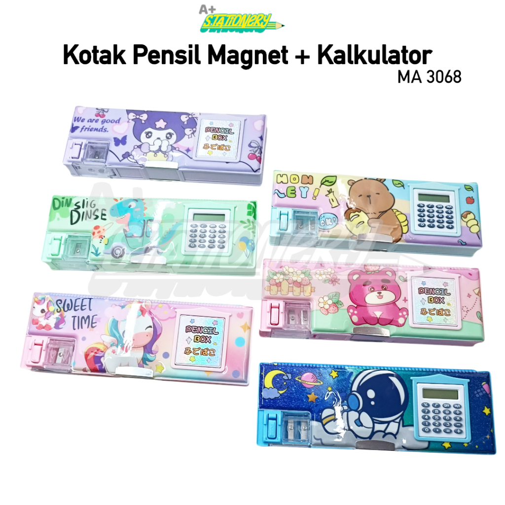 

[A+] Kotak Pensil Magnet + Kalkulator Karakter Anak MA3068 | Kotak Pensil Besar | Kotak Pensil Lucu