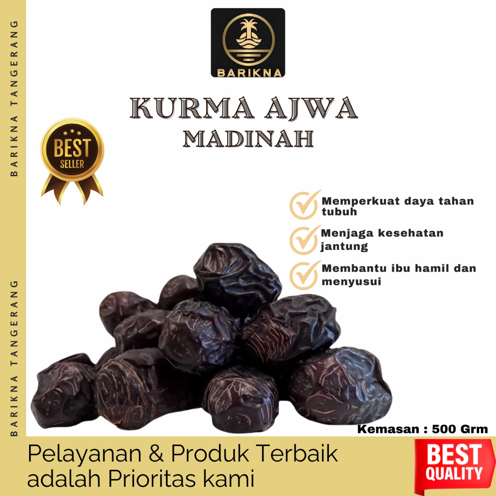 

KURMA/AJWA/KURMA AJWA/KURMA NABI/AJWA MADINAH/AJWA 500GRM