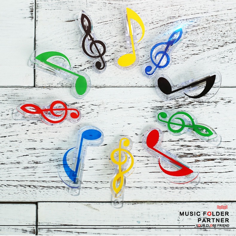 Klip notasi musik yang indah ,  klip buku notasi kreatif ,  aksesori alat musik