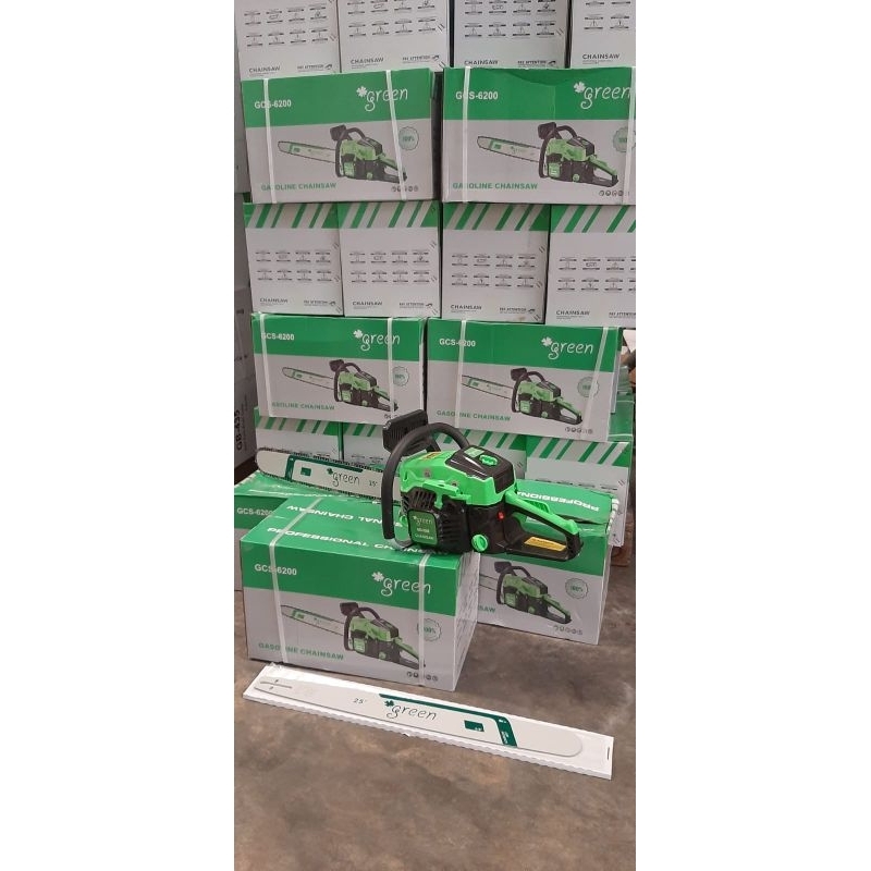MESIN CHAINSAW GREEN GCS6200 62CC