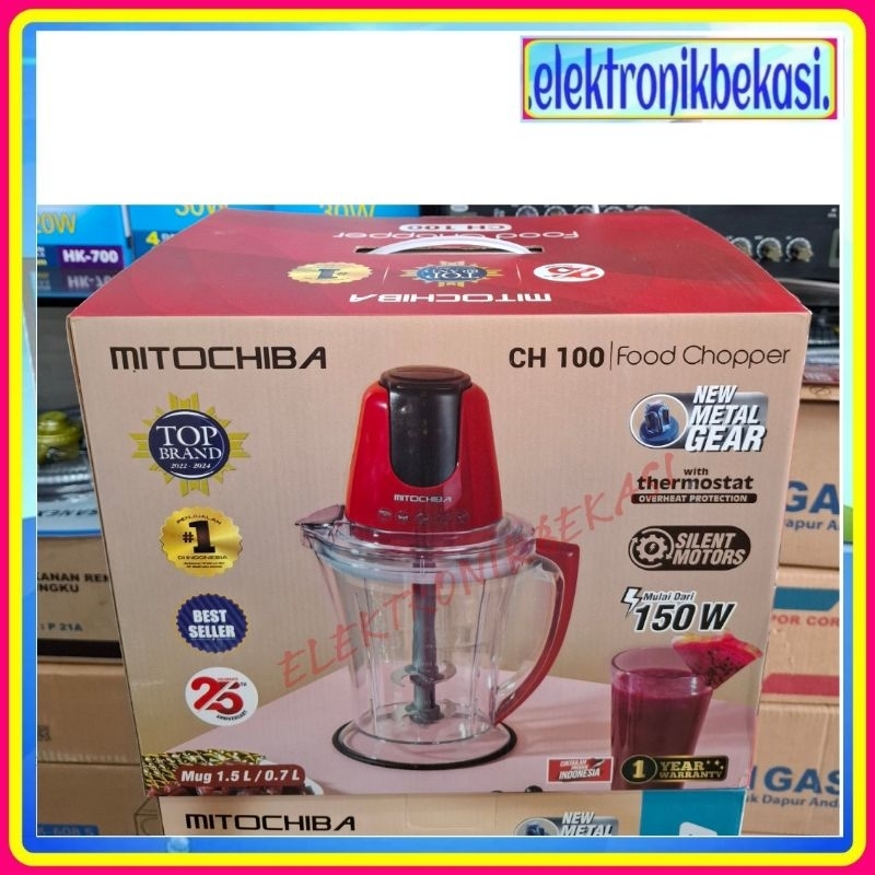 CHOPPER MITOCHIBA CH 100 / FOOD PROCESSOR MITOCHIBA 1.5 LITER CH 100 / MITOCHIBA CH 100