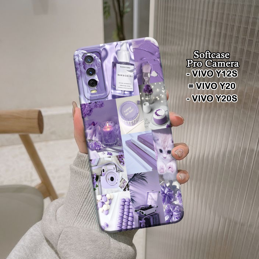 Softcase Vivo Y12S / Y20 / Y20S - ORORA - Casing Vivo Y12S Vivo Y20 Vivo Y20S - Motif case Aesthetic