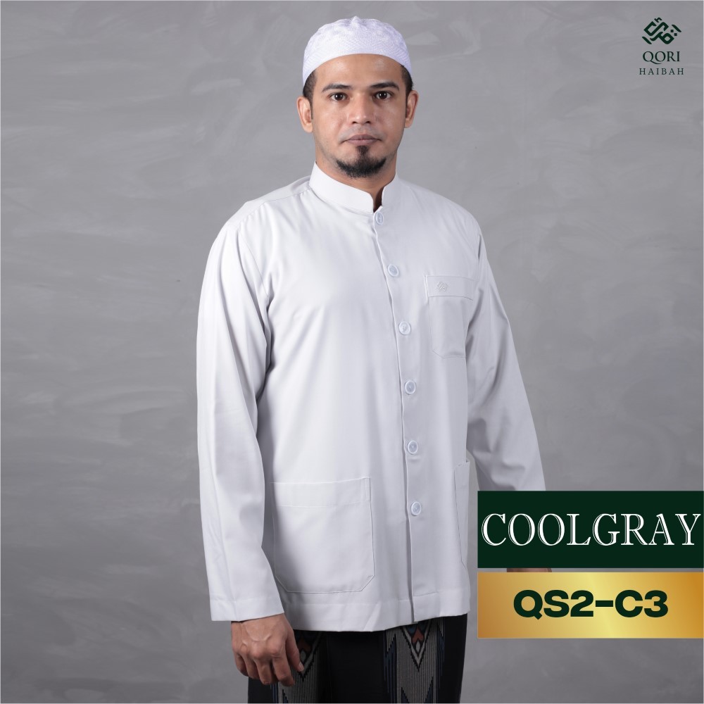 Qori Haibah Baju Koko Salaf (Lengan Non Manset) QS2-2