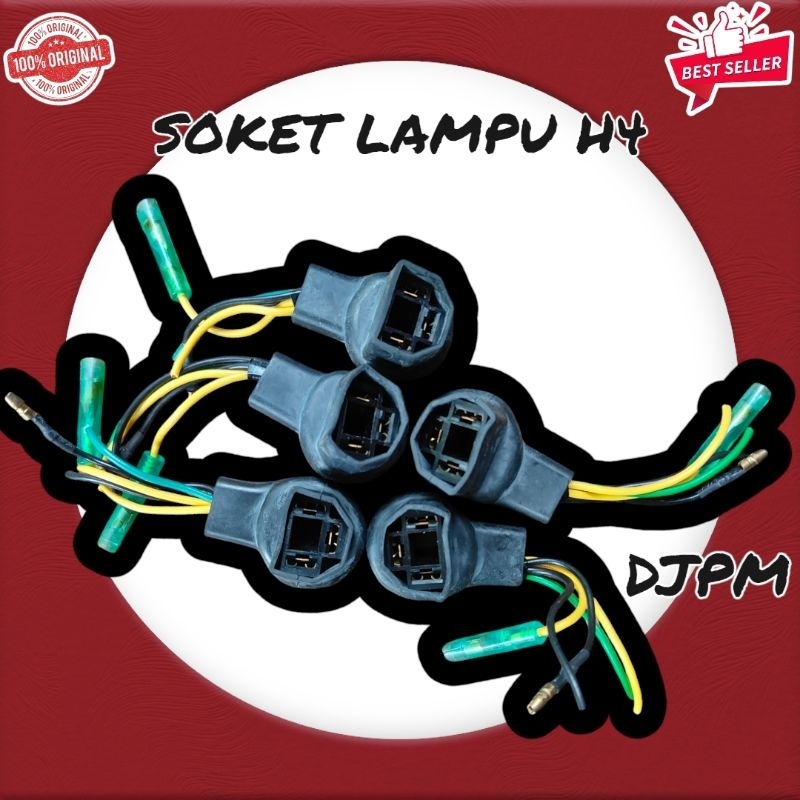 Fitting Fiting Soket Bohlam Lampu Depan Mobil Avanza Xenia Sigra Aila Inova Agya Original Ori Asli