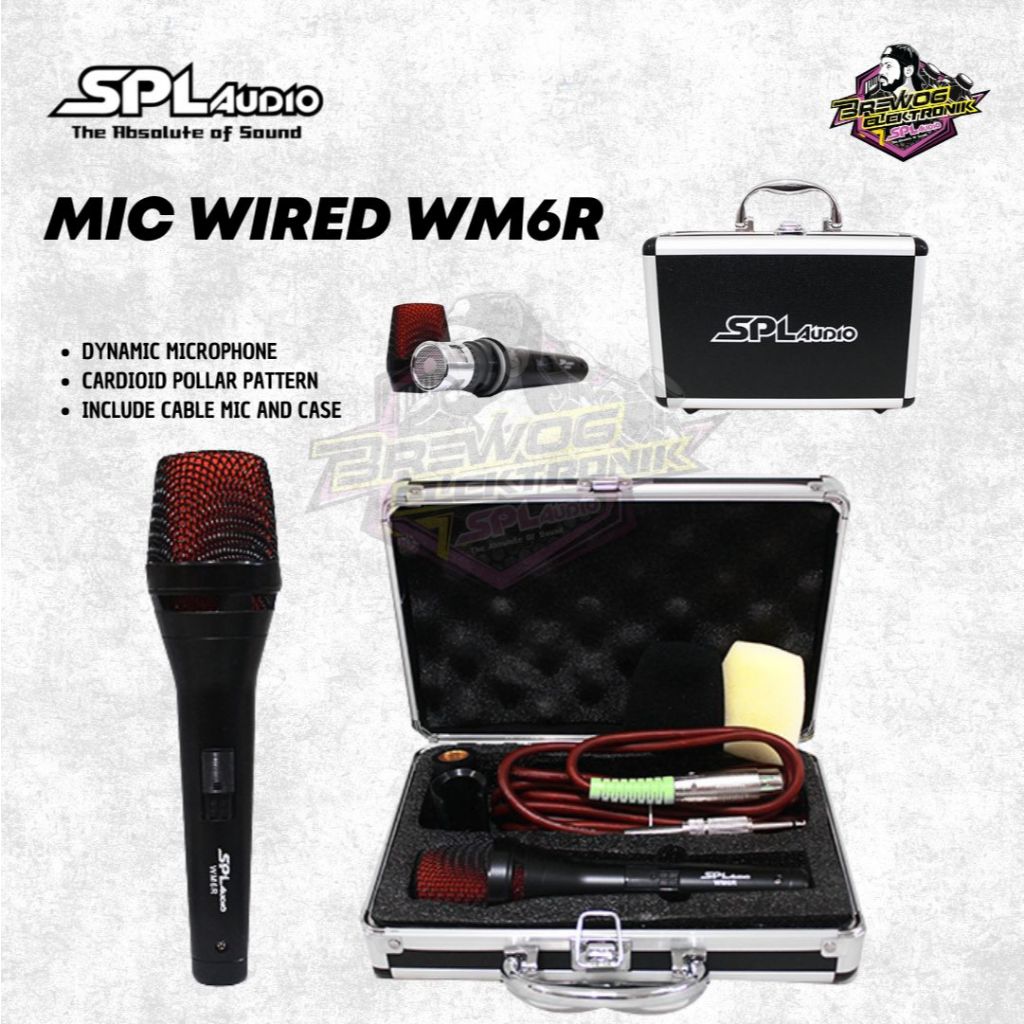 MIC KABEL SPL WM6R ORIGINAL BREWOG SPL AUDIO