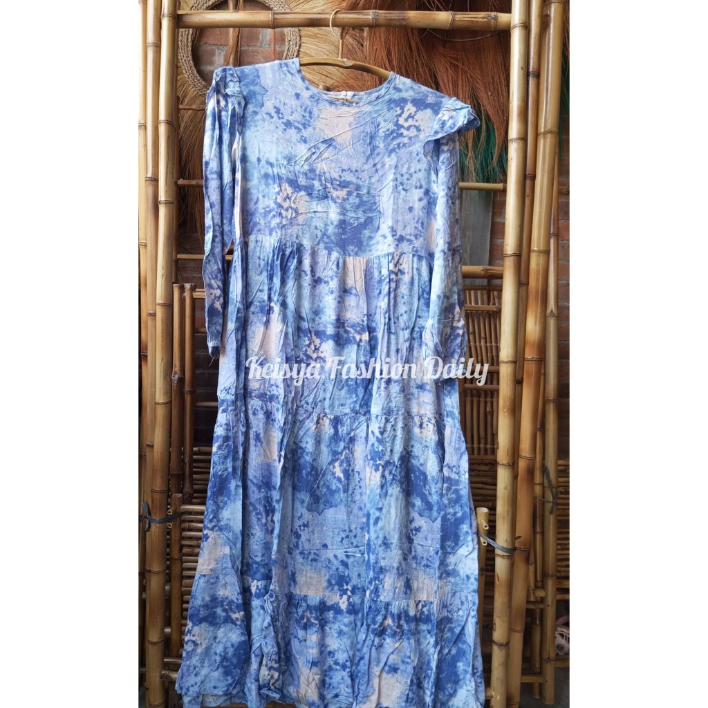 Gamis Katun Adem Kekinian//Gamis Adem Lembut Premium//Gamis Adem Bahan Jatuh//Gamis Adem Bahan Jatuh