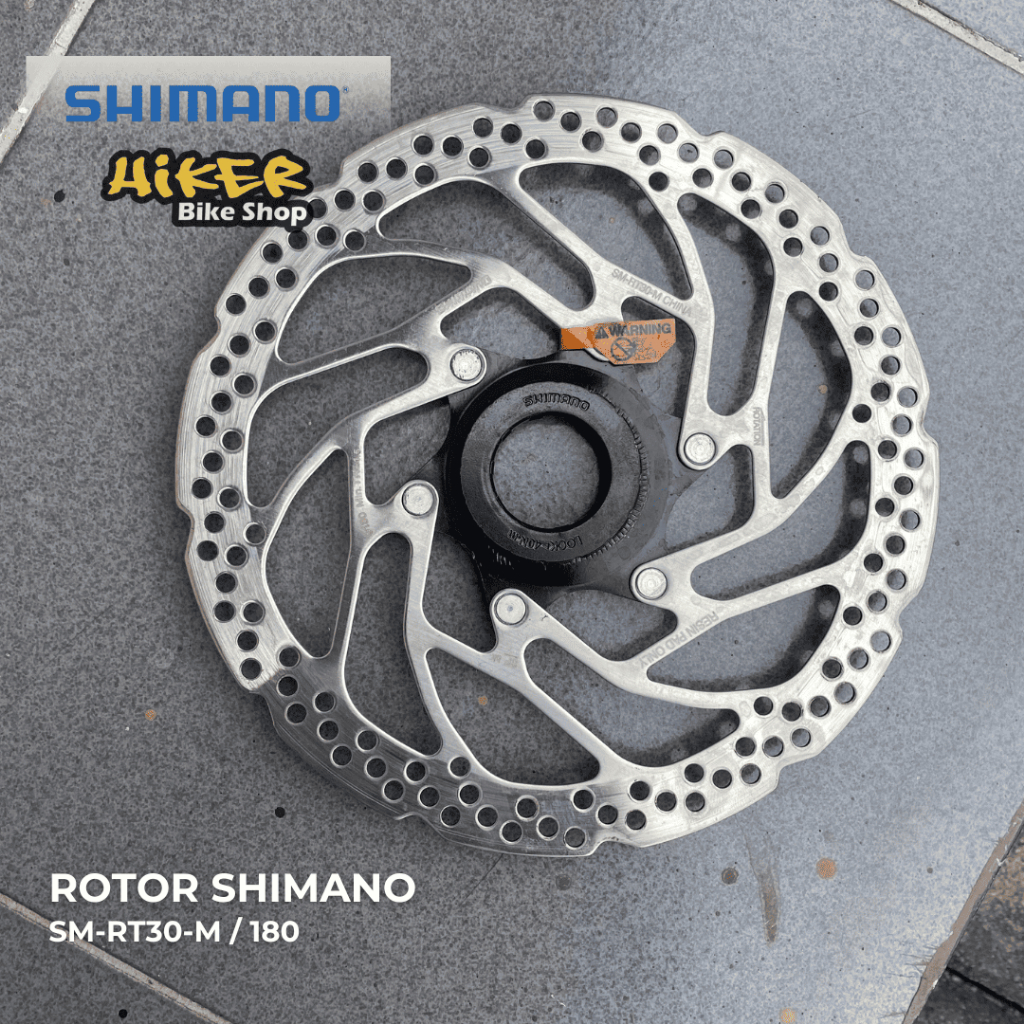 Rotor Shimano RT30 180 | Rotor shimano ori copotan baru include lock ring