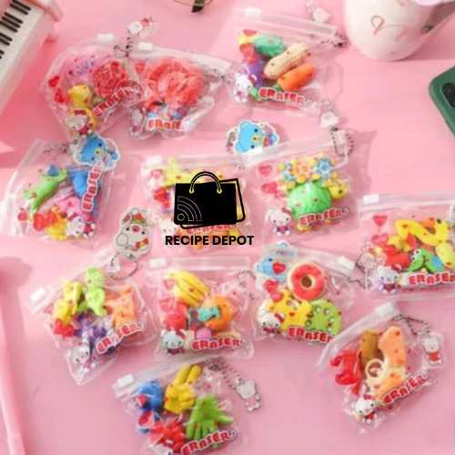 

Eraser Penghapus Tulisan Pencil Pensil Gambar Aksesoris Alat Sekolah Hapusan Mini Karakter Buah Buahan Lucu Cute