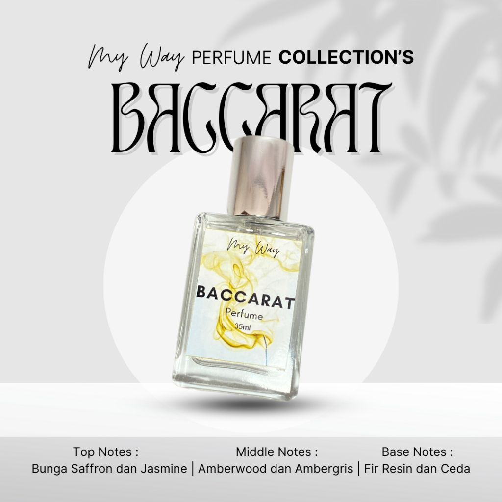 My Way Perfume Baccarat isi 35ml Long Lasting Parfum Murah Eau De Parfum Untuk Pelajar 100% Original
