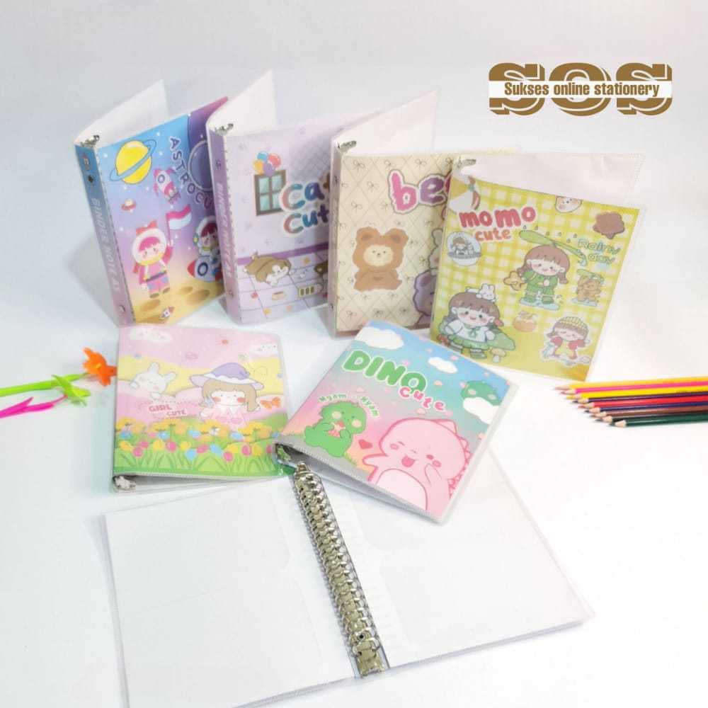 

SOS Binder Note Slip Fancy A5 20Ring/ Binder note / Buku Ring / Buku Note / Binder A5