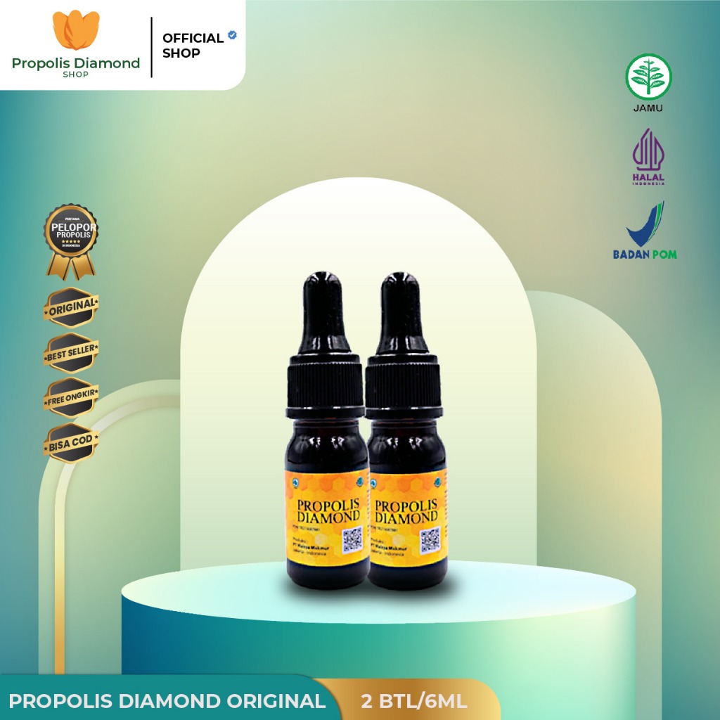 Propolis Diamond Premium New Zealand Pak Untung 2 botol