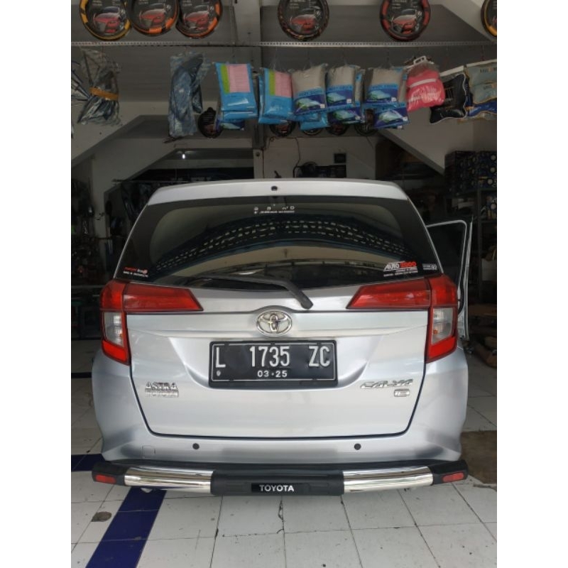 Bemper Belakang Stainless Calya Sigra