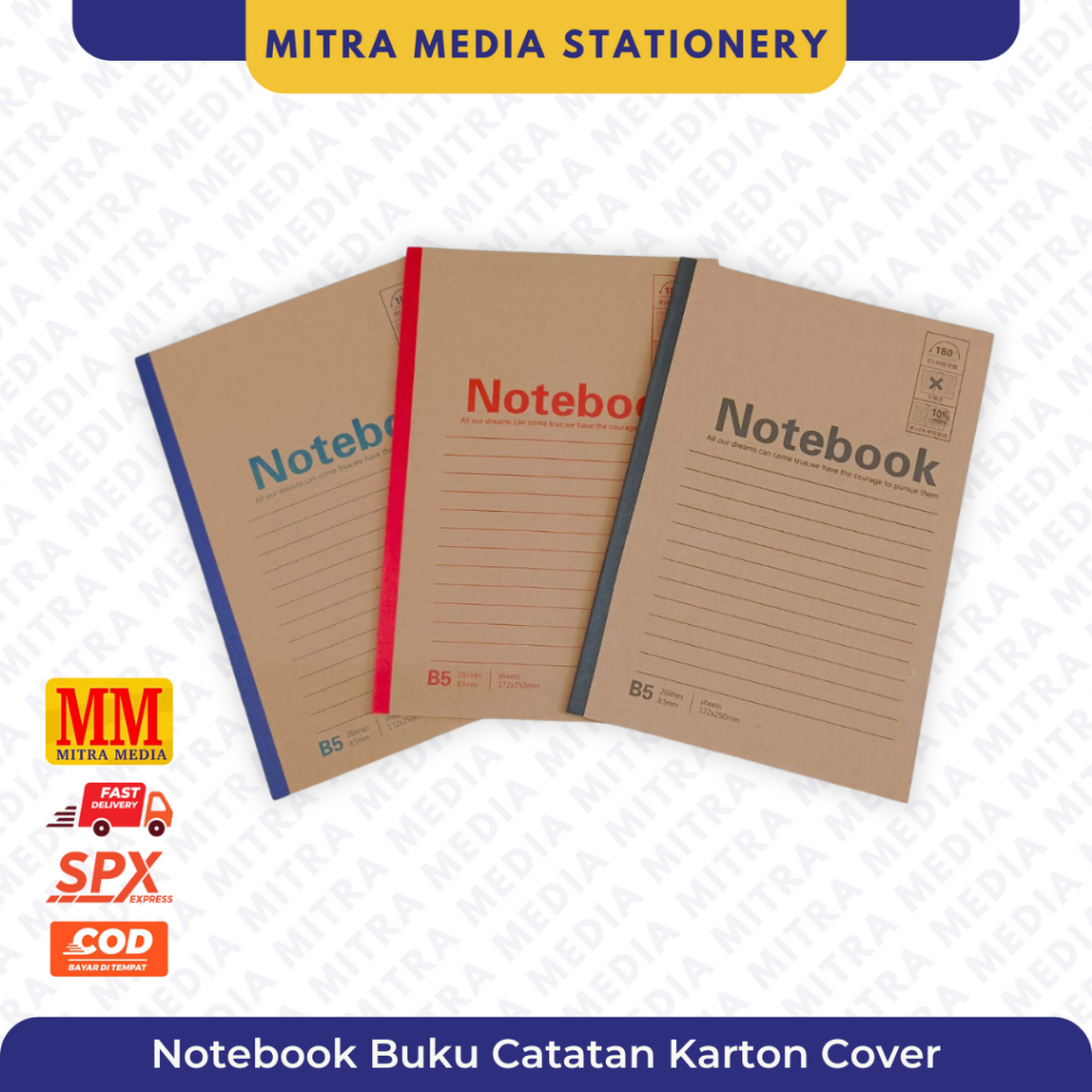 

Notebook B5 Buku Catatan Karton Cover Kraft