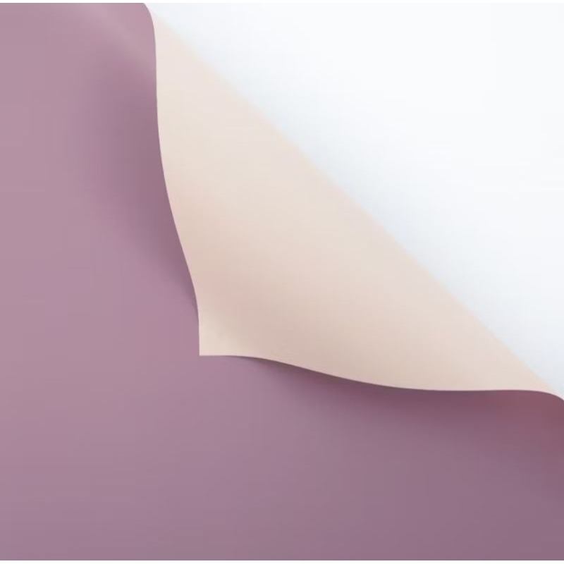 

Flower Warpping paper bicolor/Tea color+lavender