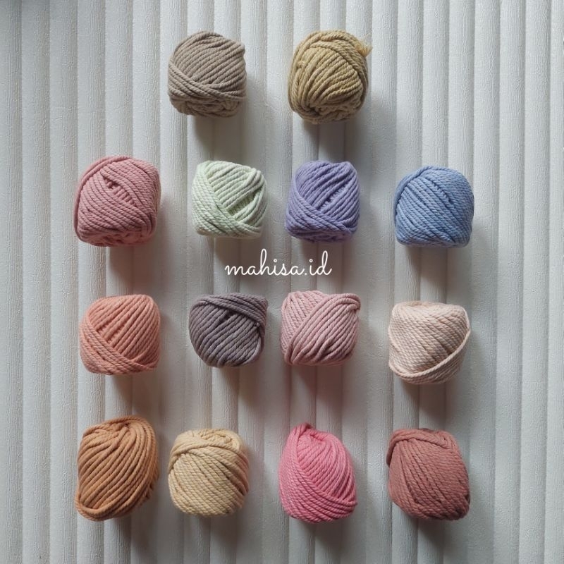 PART 3: Tali Katun Macrame Warna 4MM 3PLY  |Macrame Strapbag