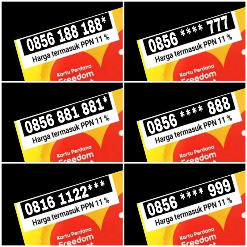 NOMOR CANTIK INDOSAT IM3 11 DIGIT / 10 DIGIT TRIPLEE 777 / 888