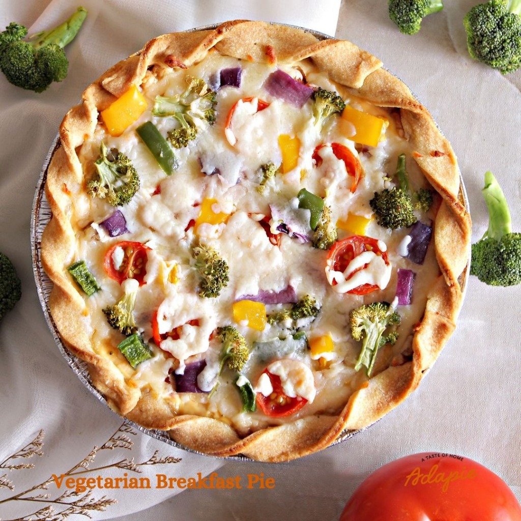 

VEGETARIAN BREAKFAST PIE PARTY SIZE 22CM