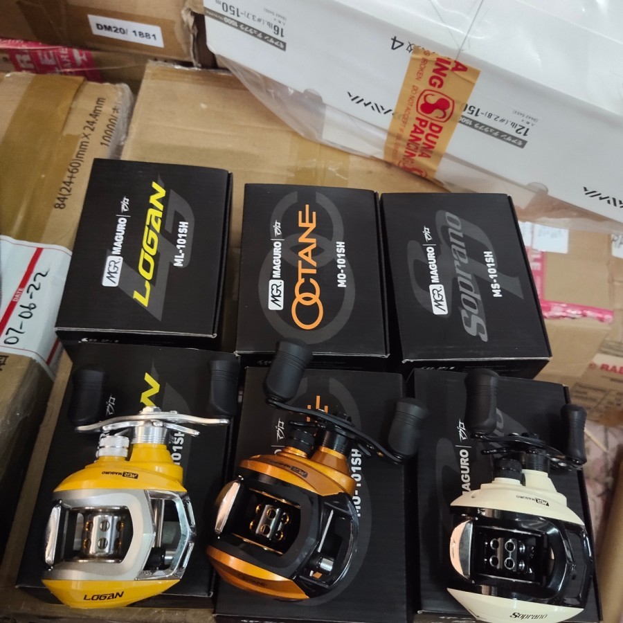 Reel BC Maguro LOGAN 101SH | SOPRANO 101 SH | OCTANE 101 SH | Magnetic | Left Handle