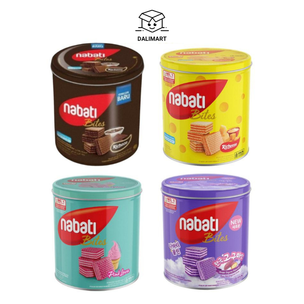 

dalimart NABATI WAFER KALENG COKLAT KEJU KOREAN GOGUMA PINK LAVA 240GR