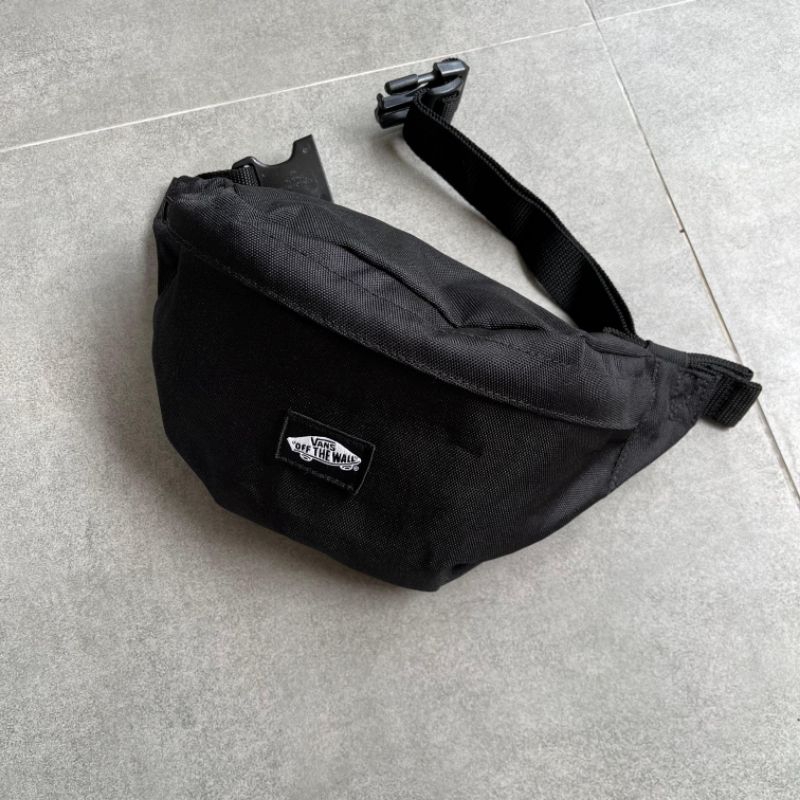 Tas Selempang , Vans Traveler Fanny Pack Waist Pack Black 100%Original