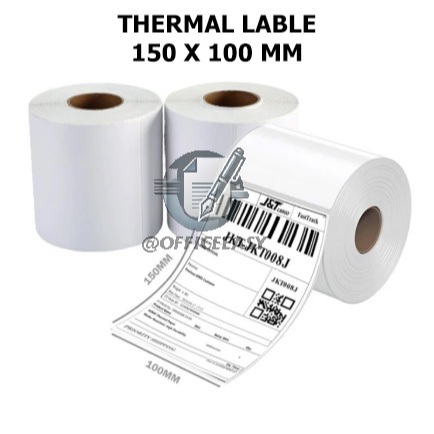 

(1 DUS)(ISI 500)(24 ROLL) Goldwin THERMAL Paper Anti-Luntur Ukuran 100x150 mm /KERTAS THERMAL/RESI THERMAL