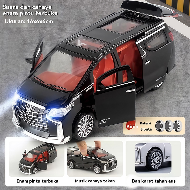 

[Kirim 24 Jam] IKUBABY Toys Alphard Mobil Mainan / Mobil Simulasi Kota / Mobil Inersia Mainan