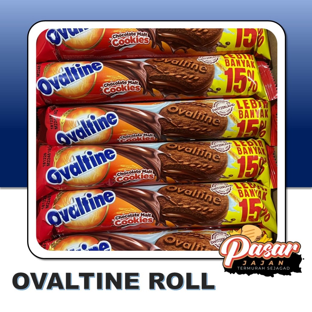 

Ovaltine Roll Biskuit Cokelat 144gr