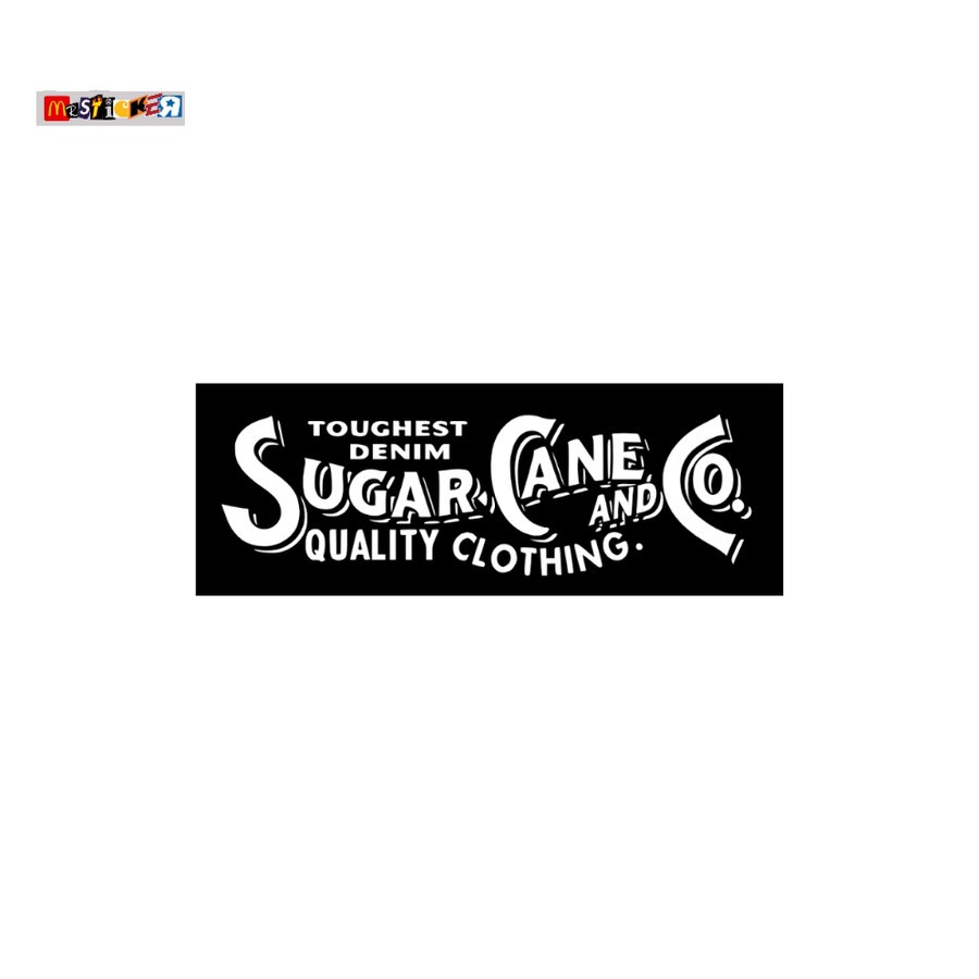 

sticker Sugar Cane co logo stiker japan denim