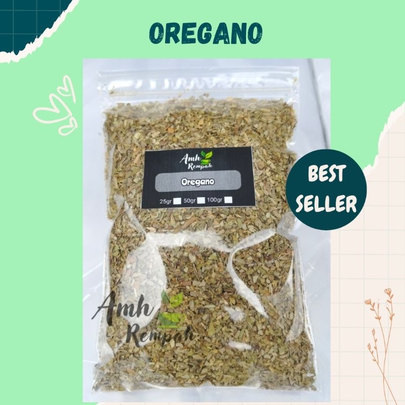 

Oregano Kering Murni Kemasan 100gram