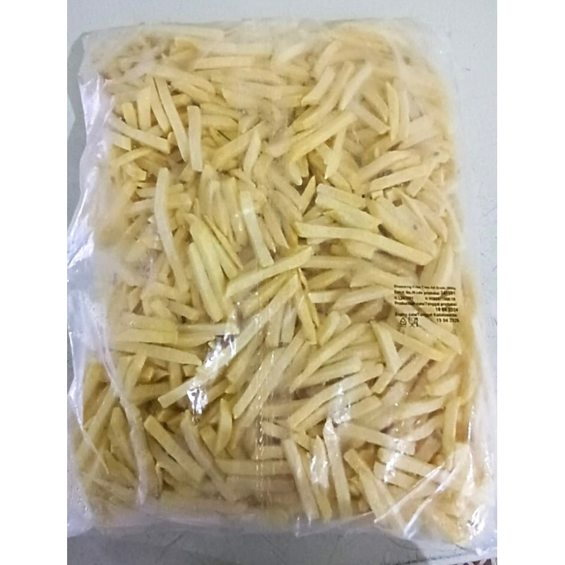 

Kentang Shoestering Beku 2,5Kg / French Fries Goreng 2,5kg / Shoestring Curah 2,5kg