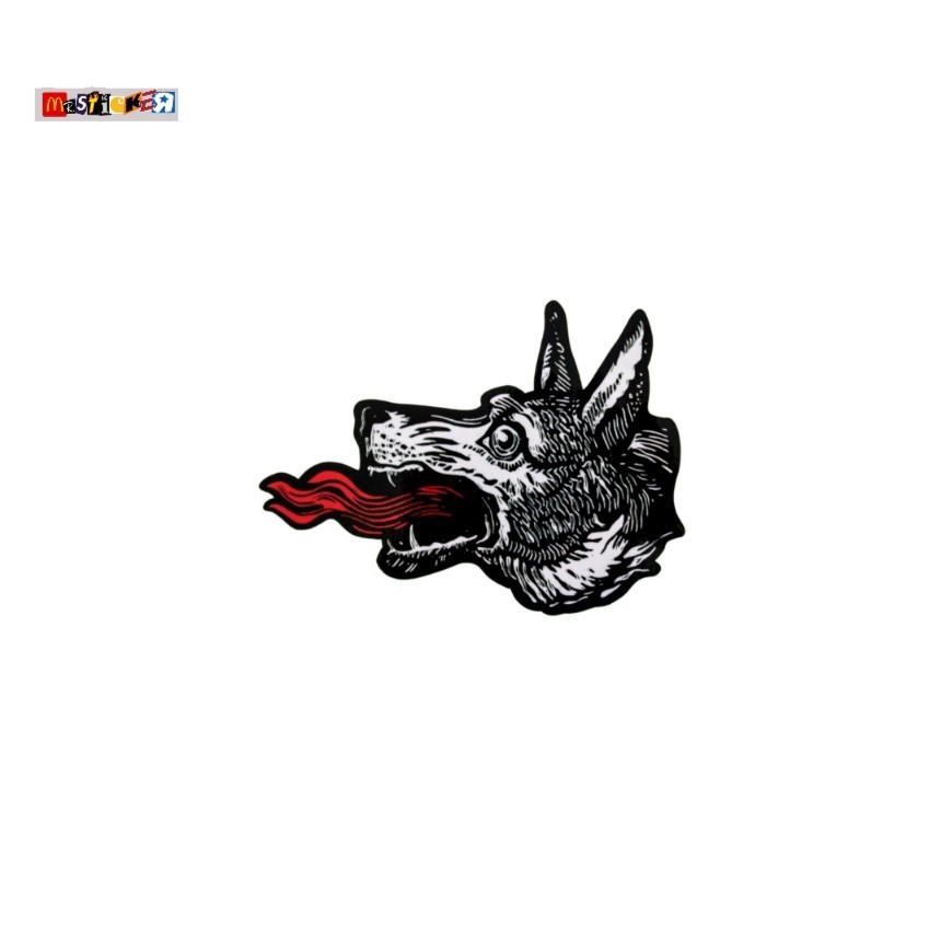 

sticker band neurosis wolf logo diecut stiker