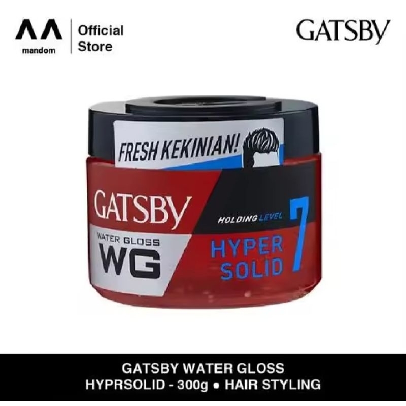 minyak rambut gatsby jumbo 300ml merah