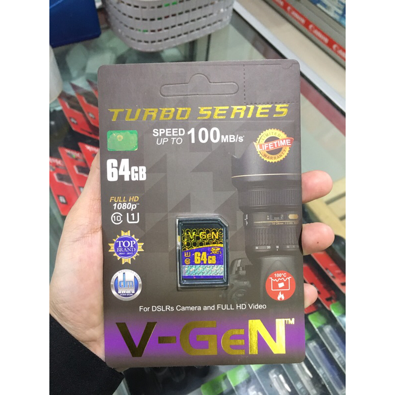 Memori kamera v-gen turbo series 64gb