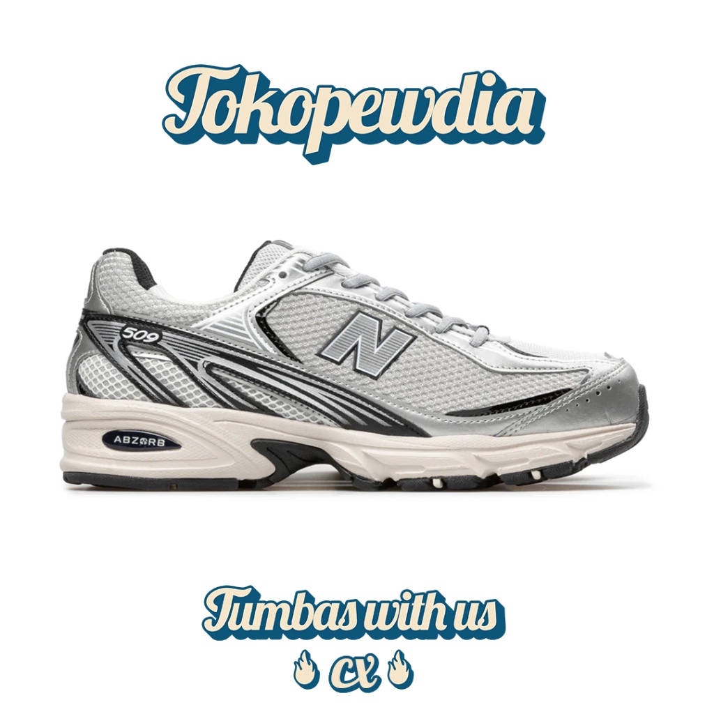 New Balance 509 Silver Grey Black (U509C1)