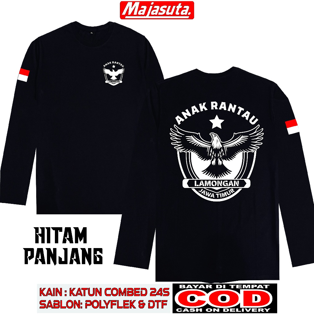 KAOS ANAK RANTAU LAMONGAN M1 BAHAN KATUN COMBED 24S