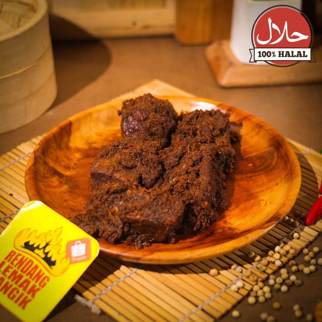 

Rendang Daging Sapi - 350 gram - 5 Potong - Bumbu Rahasia, Rendang Lemak Bangik