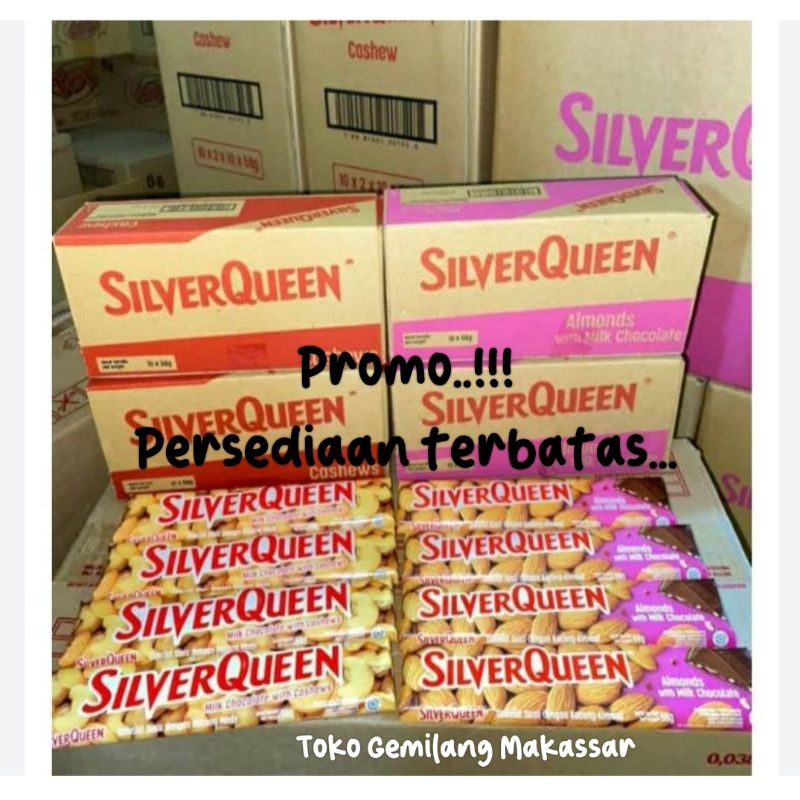 

PROMO..!!! SilverQueen 55gr (harga satuan bukan per box)
