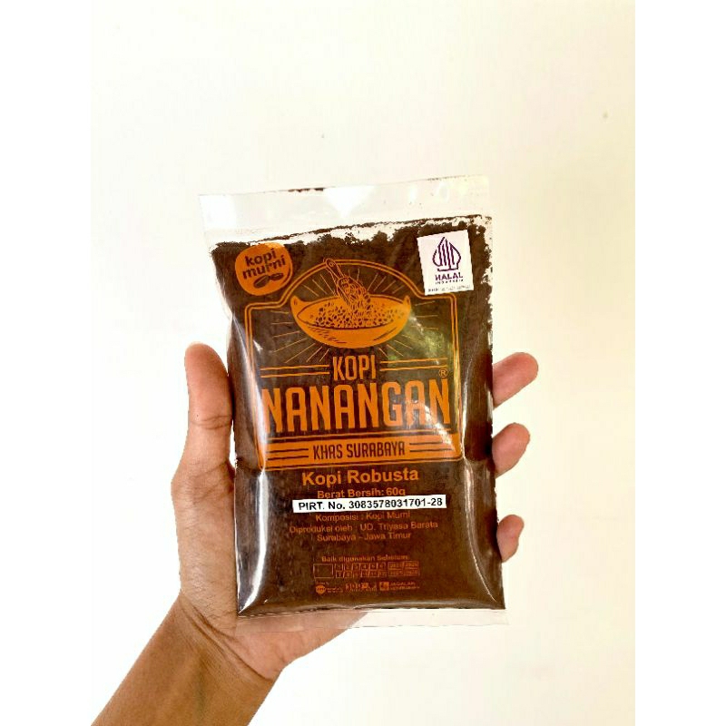 

Kopi Nanangan Robusta Murni berat 60 gram