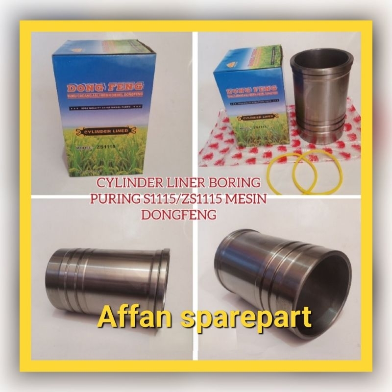 24 Pk cylinder liner mesin diesel Dongfeng S1115 ASLI DONGFENG / boring 24pk S1115 ASLI DONGFENG