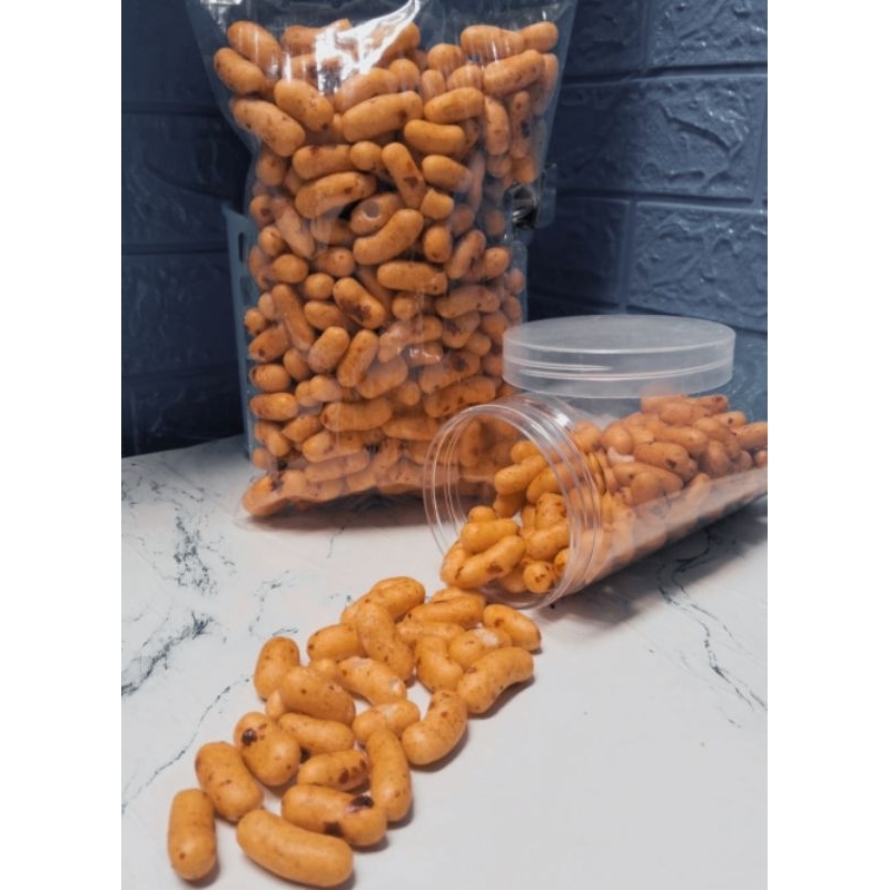 

Krupuk Pilus Kapsul pedas 200gram