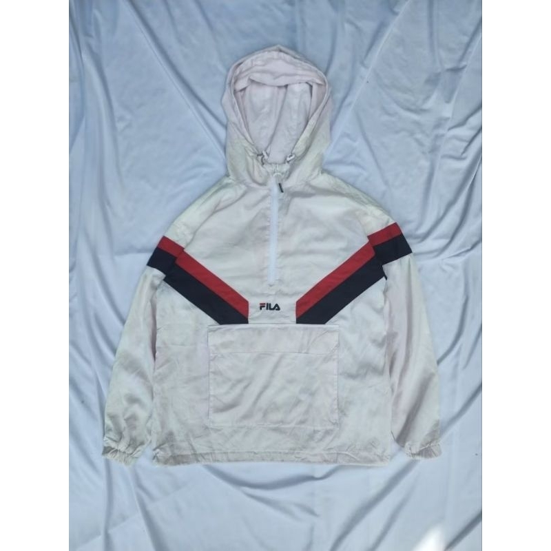 FILA Jaket Anorak Windbreaker Vintage Pria Wanita Original Second Murah