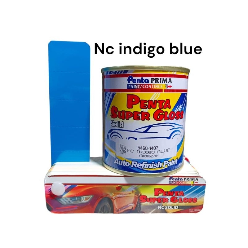 CAT DUCO PENTA NC WARNA STANDART SOLID SUPER GLOSS NC INDIGO BLUE ISI 200 GRAM