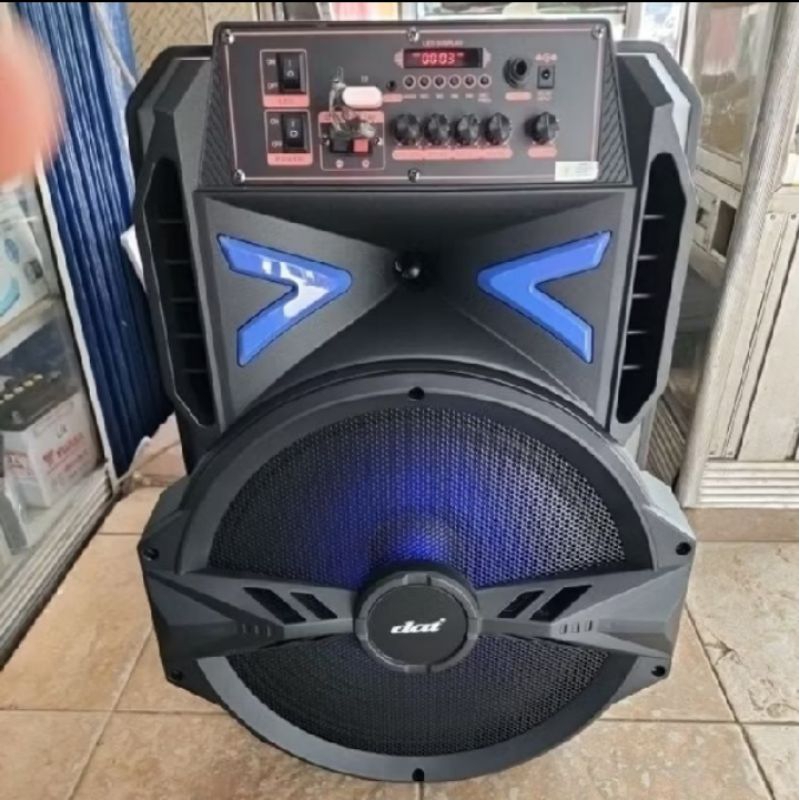 SPEAKER WIRELESS BLUETOOTH DAT 15 INCH 2 MIC DT 1516