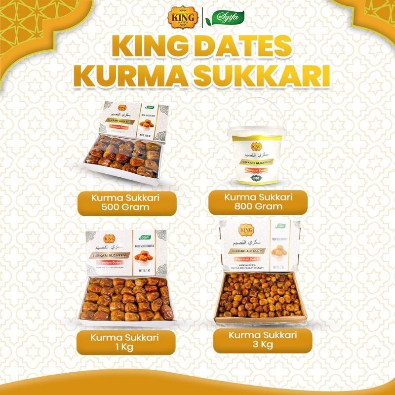 

Bermacam King Dates Sukkari Kurma