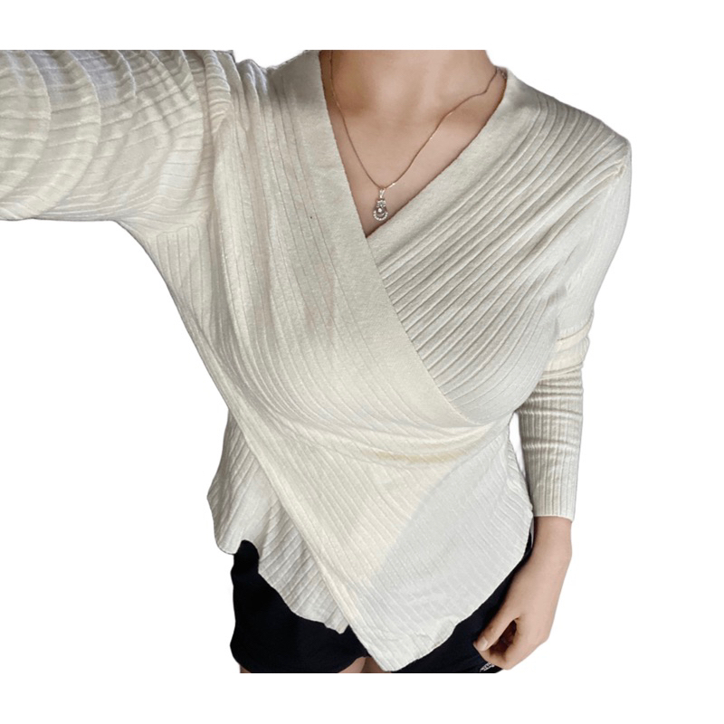 PRELOVED KNIT WEAR V-NECK KOREAN STYLE