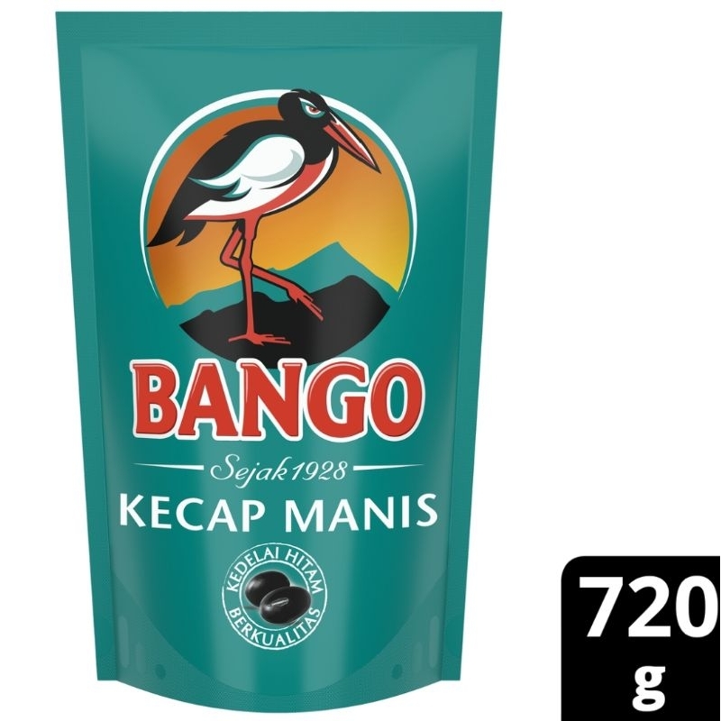 

KECAP BANGO KECAP MANIS KEMASAN POUCH BERAT 720gr