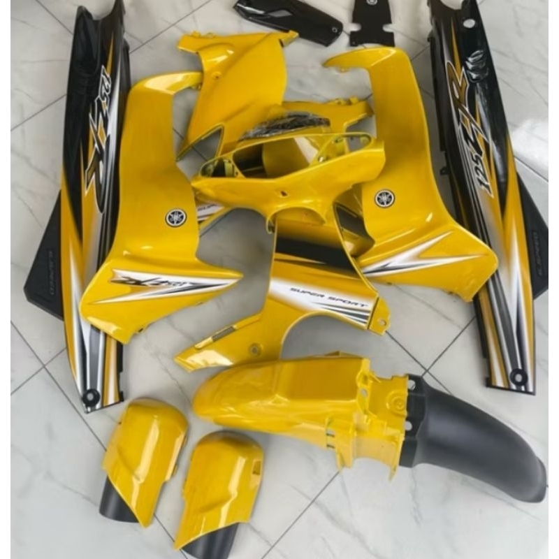 Body Set 125ZR Kuning Diraja Original Hly...Baru