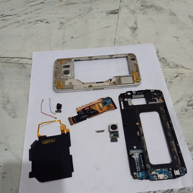 Sukucadang samsung s6 G920F ORI kamera samsung s6 tatakan samsung s6 tulangan samsung s6 kabel anten